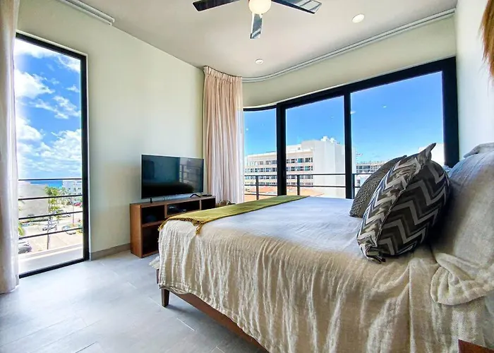 Apartamento Beautiful + Luxury + Ocean View + Pool Playa del Carmen